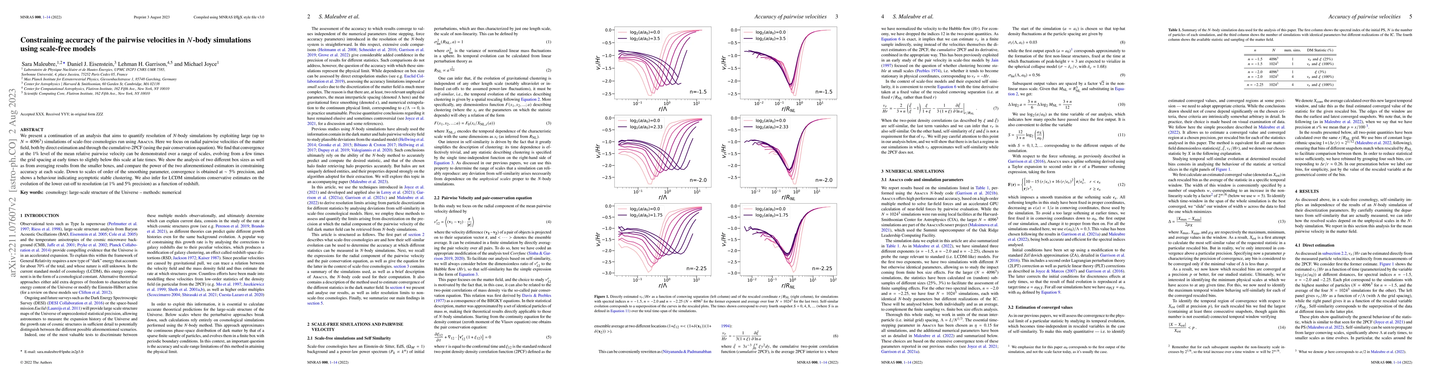 Thumbnail for Constraining accuracy of the pairwise velocities in $N$-body simulations
  using scale-free models