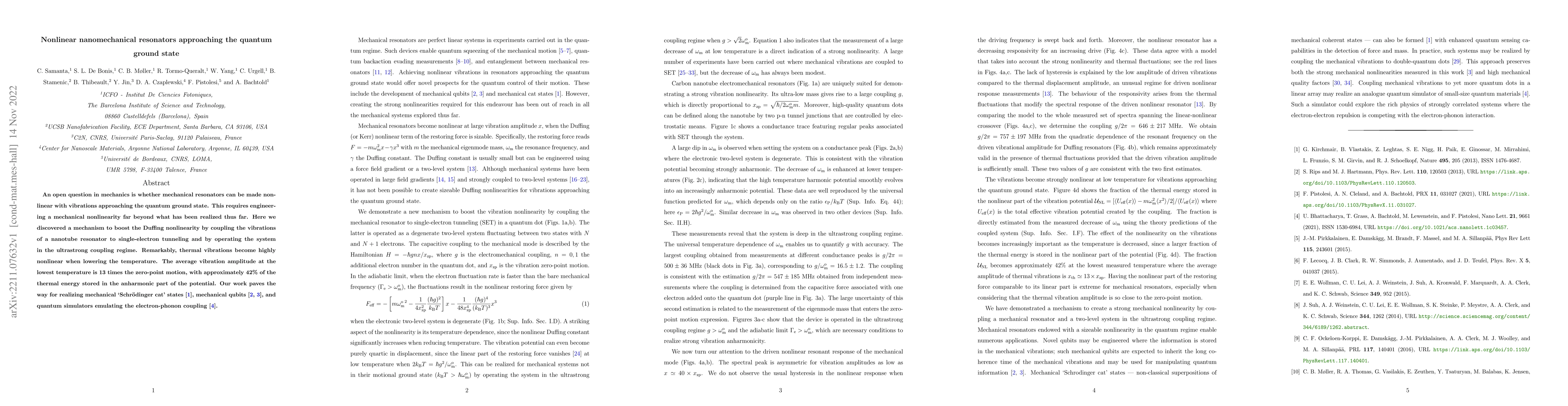 Thumbnail for Nonlinear nanomechanical resonators approaching the quantum ground state
