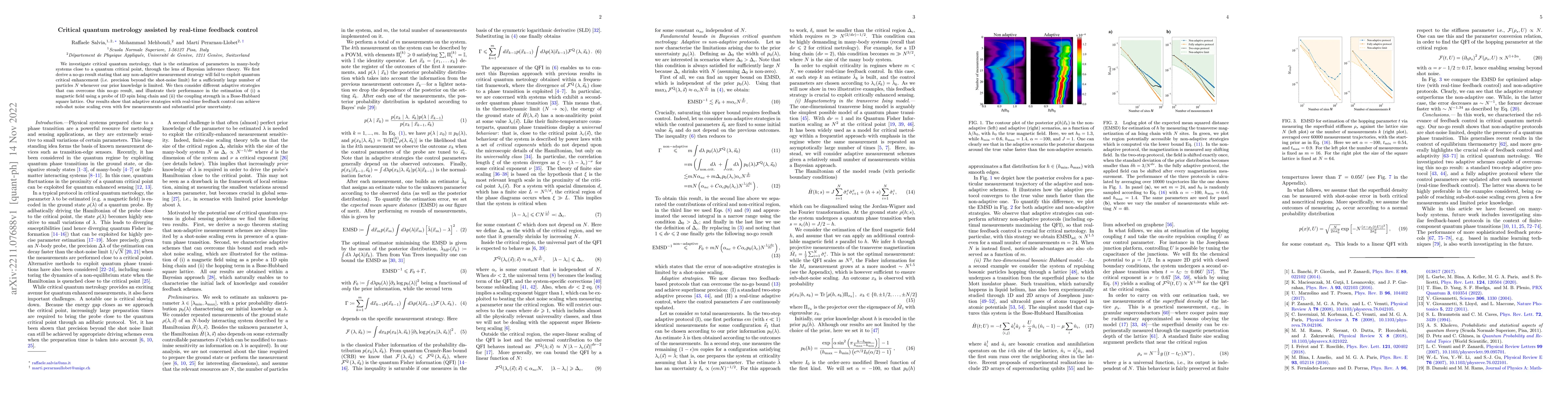 Thumbnail for Critical quantum metrology assisted by real-time feedback control