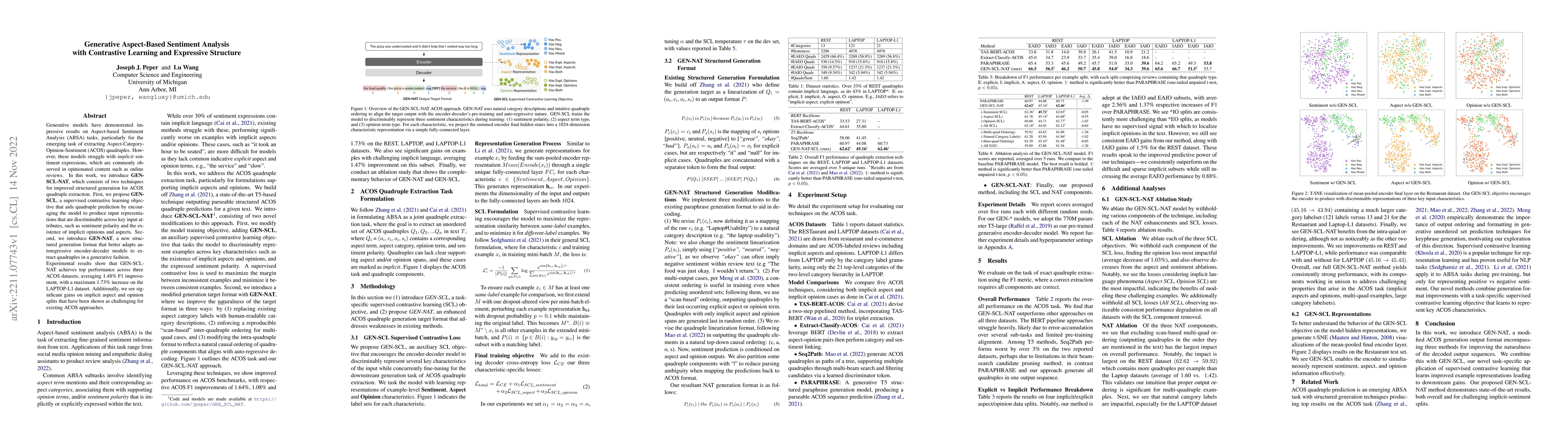 Thumbnail for Generative Aspect-Based Sentiment Analysis with Contrastive Learning and
  Expressive Structure