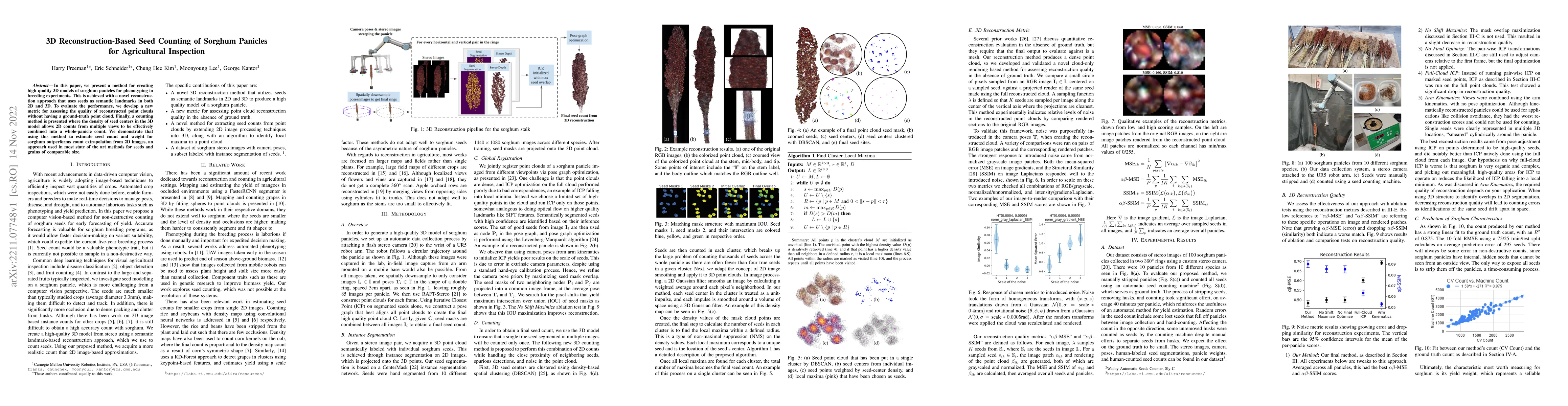 Thumbnail for 3D Reconstruction-Based Seed Counting of Sorghum Panicles for
  Agricultural Inspection