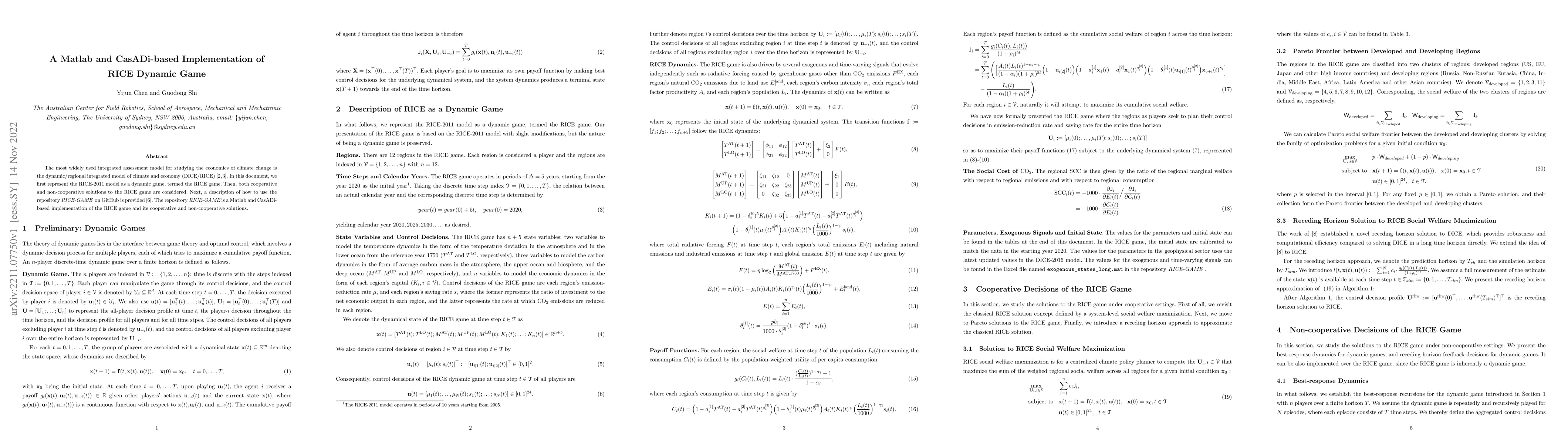 Thumbnail for A Matlab and CasADi-based Implementation of RICE Dynamic Game