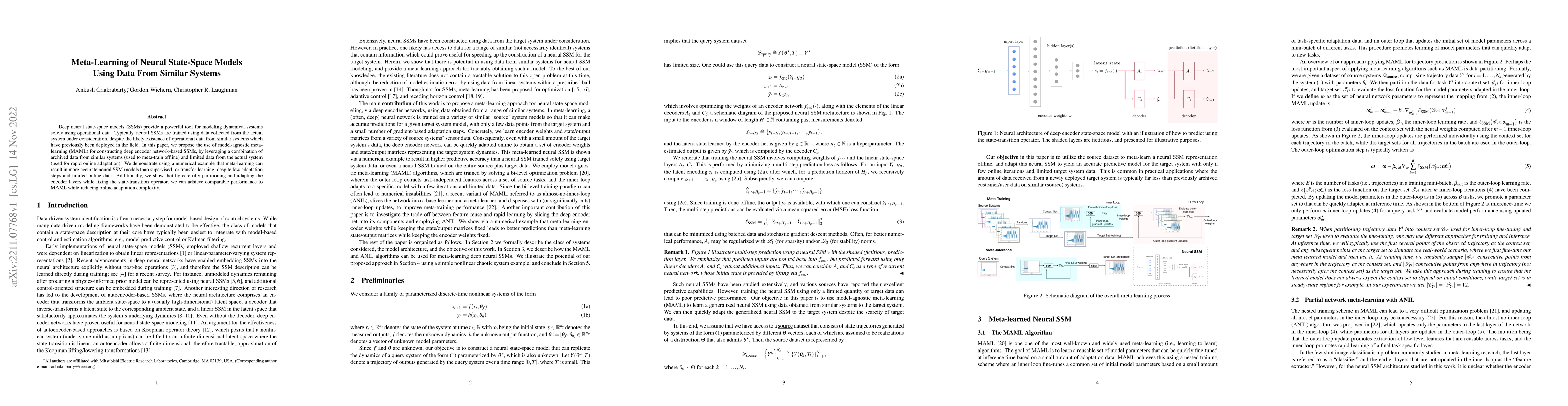Thumbnail for Meta-Learning of Neural State-Space Models Using Data From Similar
  Systems