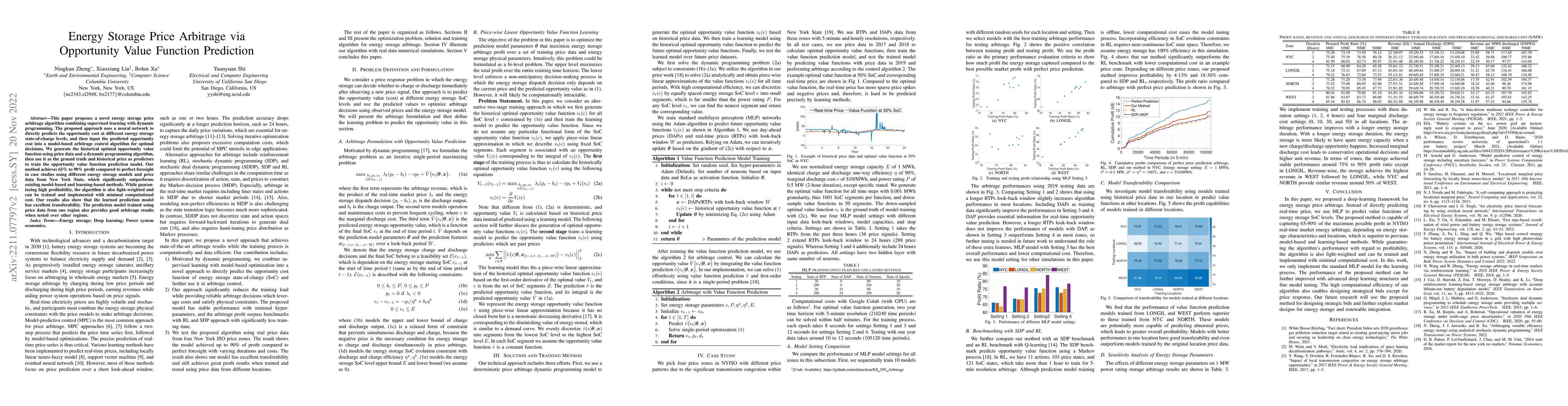 Thumbnail for Energy Storage Price Arbitrage via Opportunity Value Function Prediction