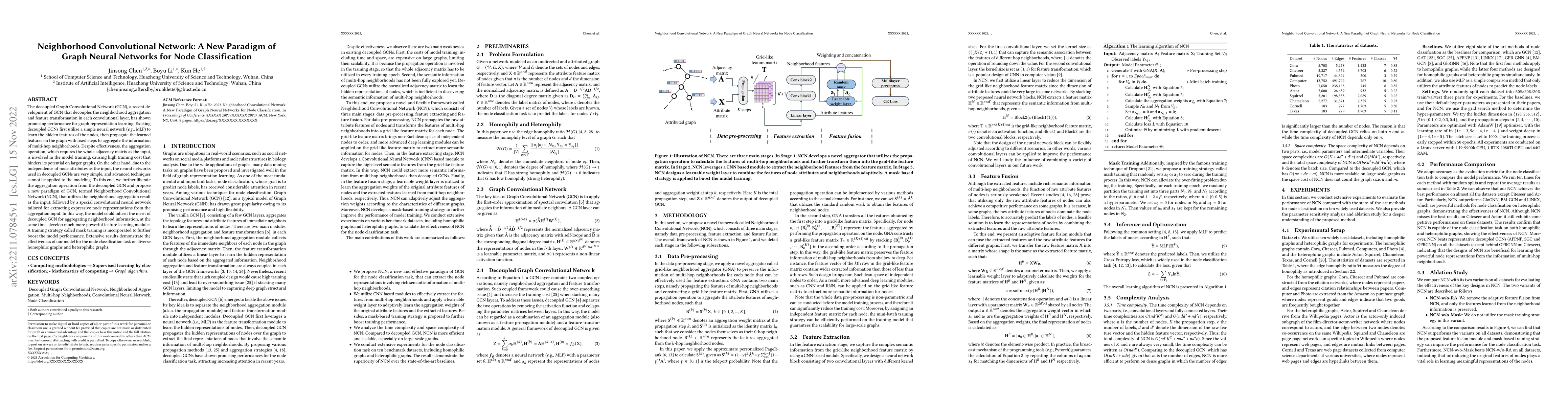 Thumbnail for Neighborhood Convolutional Network: A New Paradigm of Graph Neural
  Networks for Node Classification