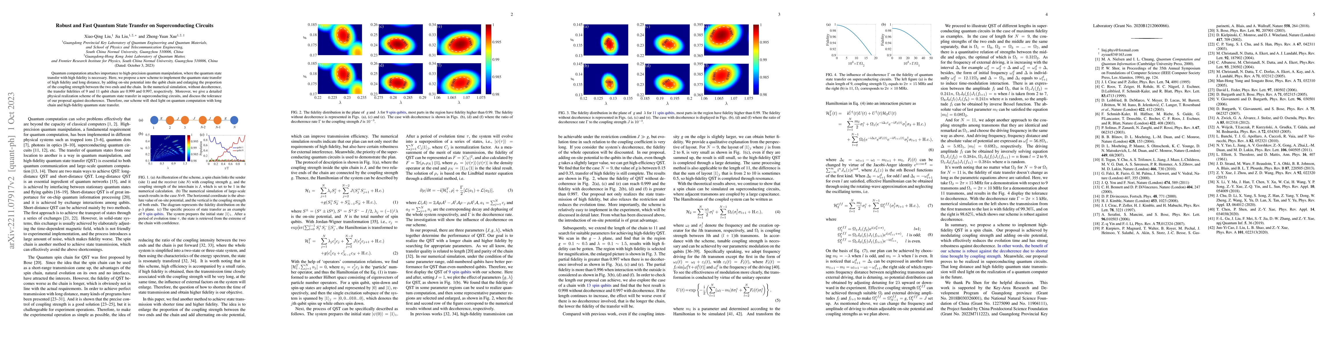 Thumbnail for Robust and Fast Quantum State Transfer on Superconducting Circuits