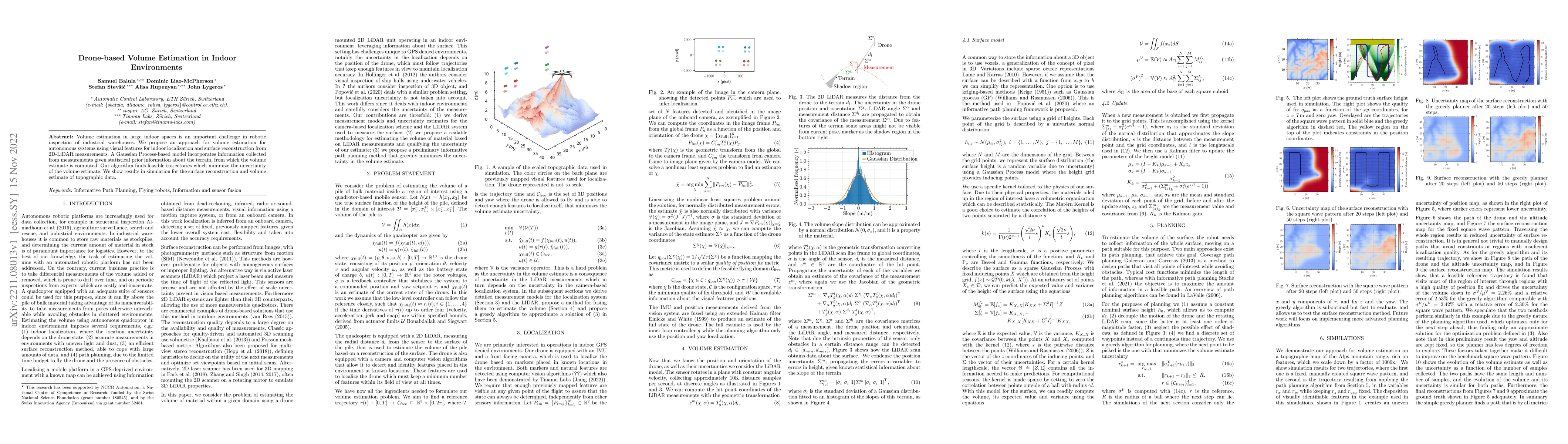 Thumbnail for Drone-based Volume Estimation in Indoor Environments