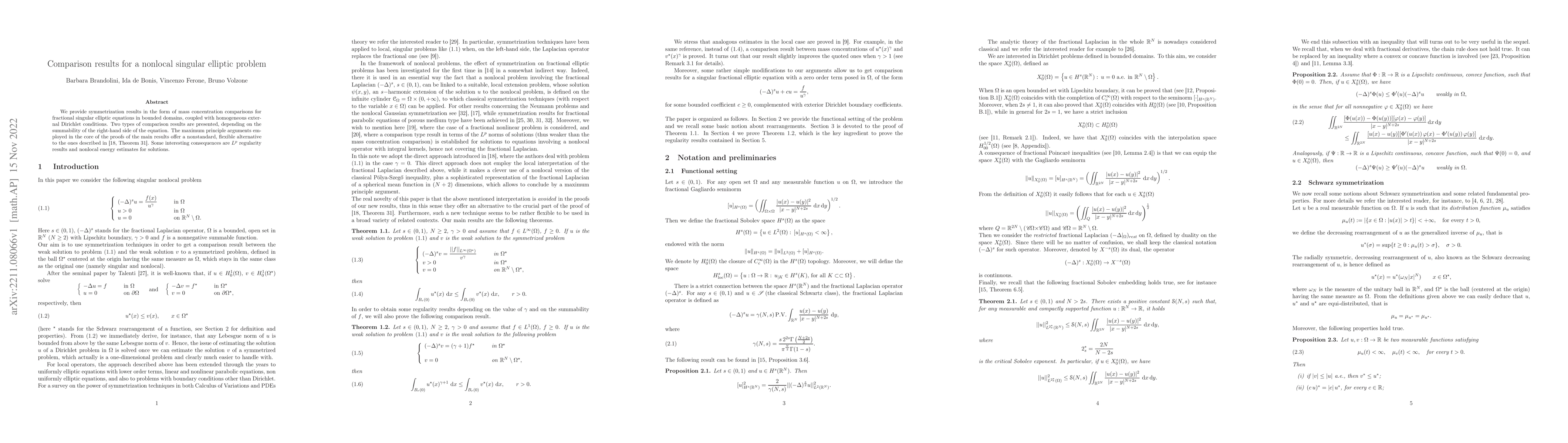 Thumbnail for Comparison results for a nonlocal singular elliptic problem