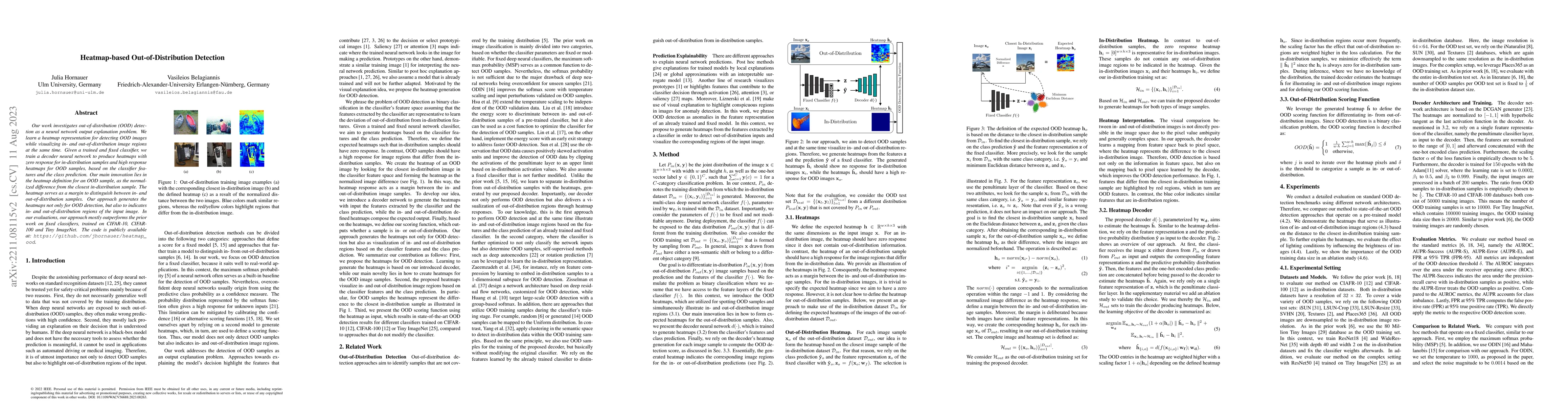 Thumbnail for Heatmap-based Out-of-Distribution Detection
