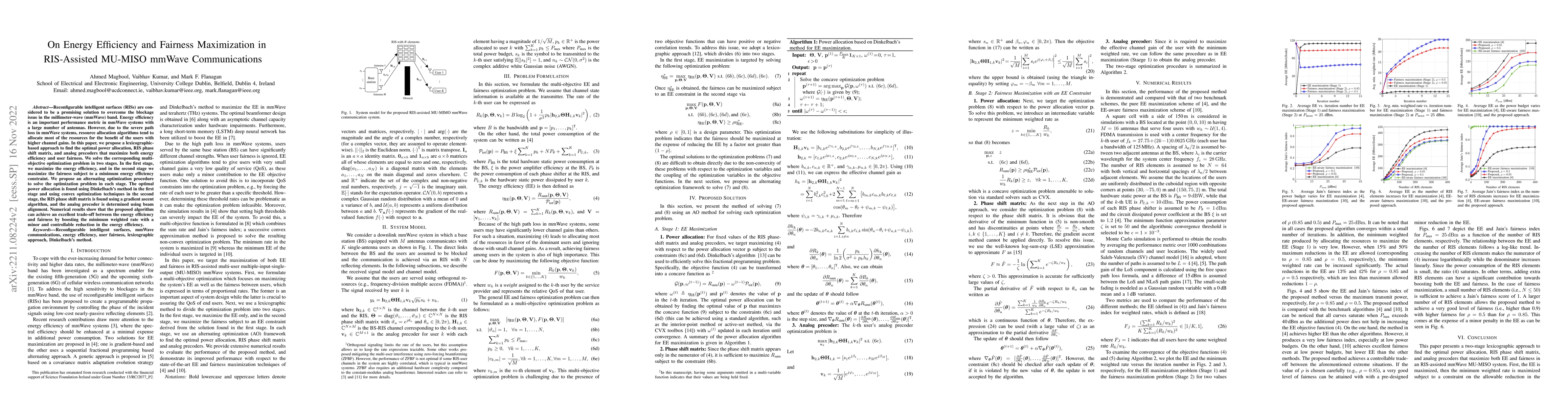 Thumbnail for On Energy Efficiency and Fairness Maximization in RIS-Assisted MU-MISO
  mmWave Communications