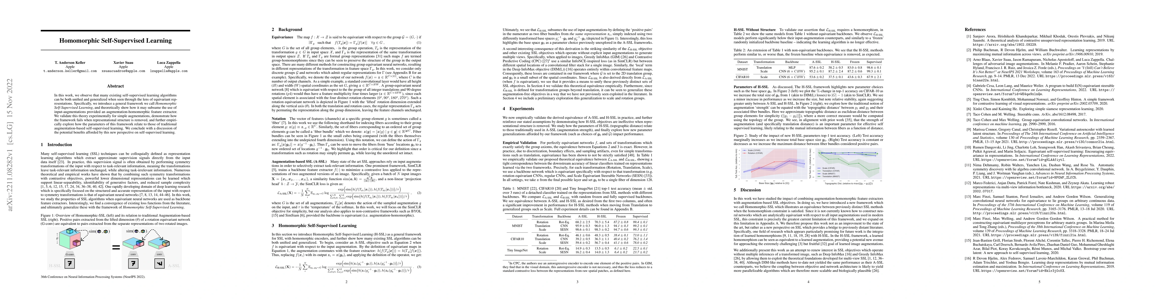 Thumbnail for Homomorphic Self-Supervised Learning