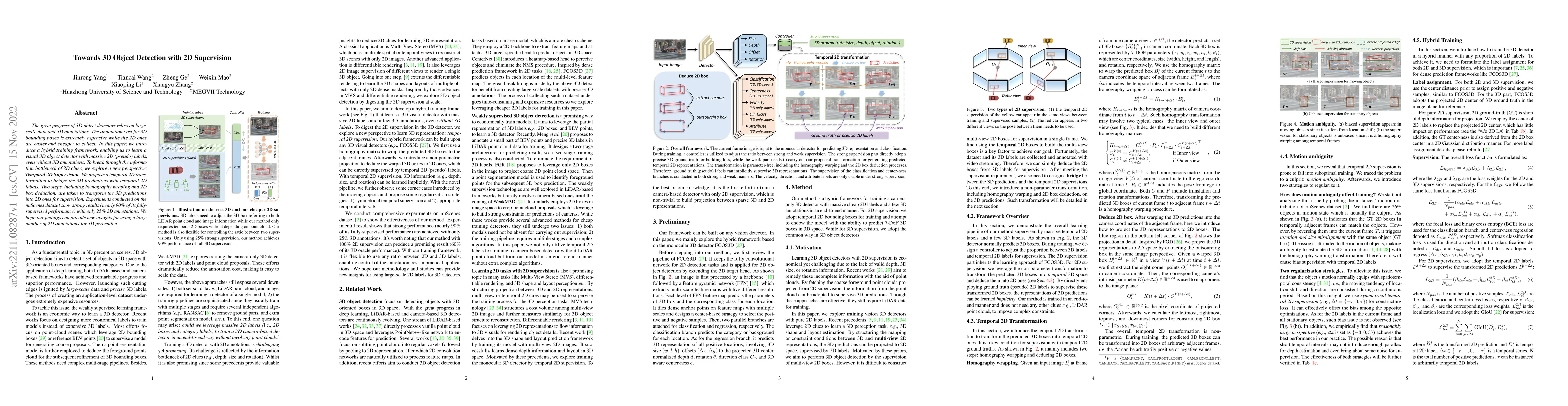 Thumbnail for Towards 3D Object Detection with 2D Supervision