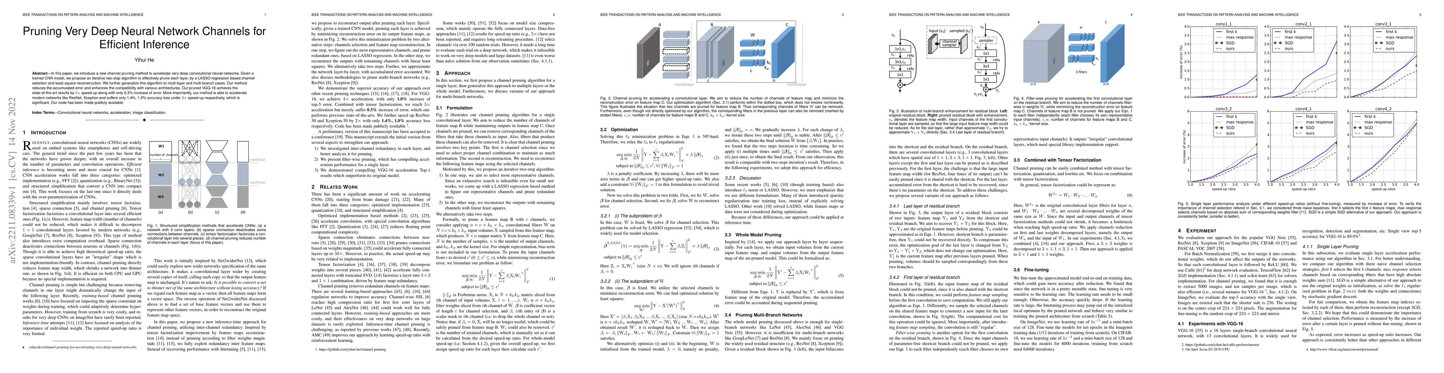Thumbnail for Pruning Very Deep Neural Network Channels for Efficient Inference