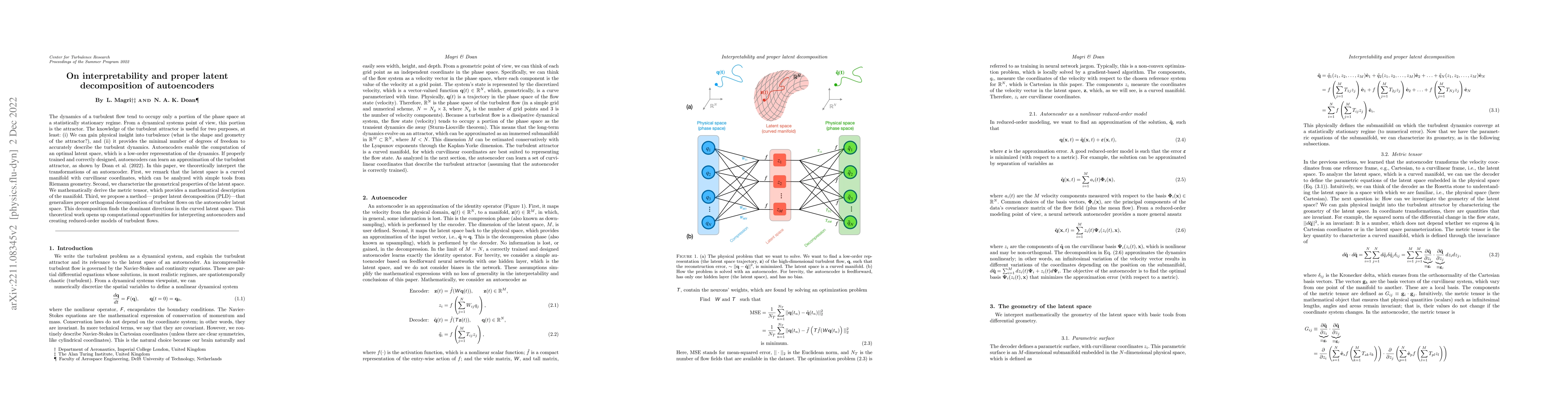 Thumbnail for On interpretability and proper latent decomposition of autoencoders