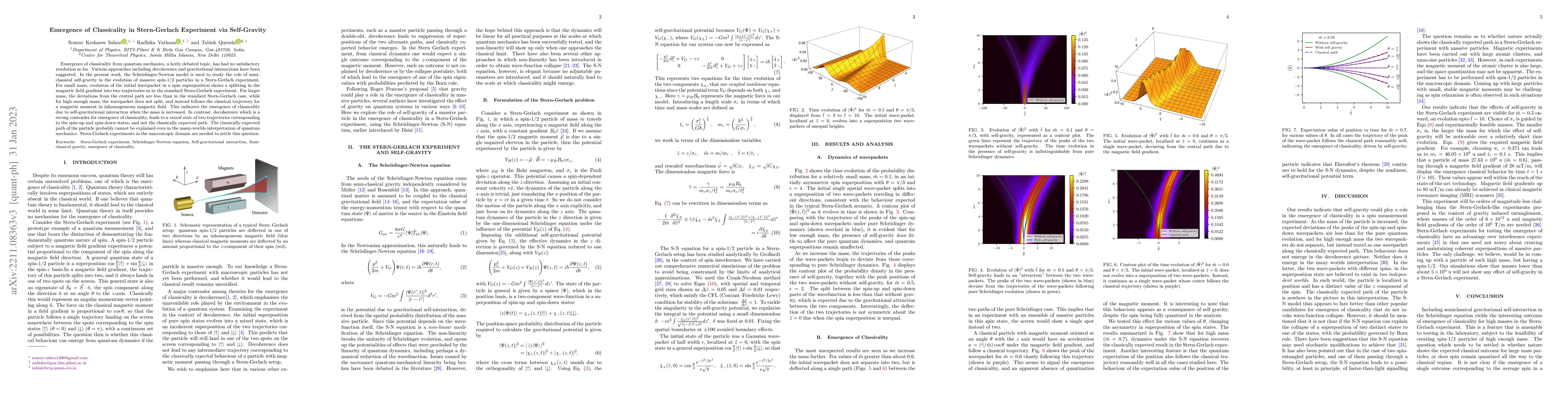 Thumbnail for Emergence of Classicality in Stern-Gerlach Experiment via Self-Gravity