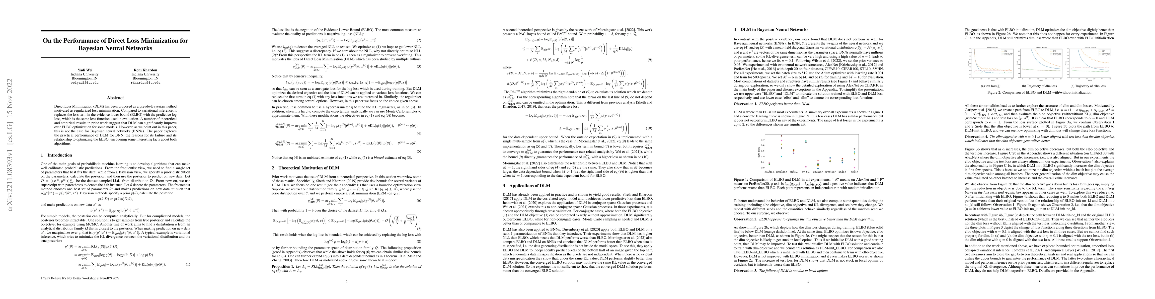 Thumbnail for On the Performance of Direct Loss Minimization for Bayesian Neural
  Networks