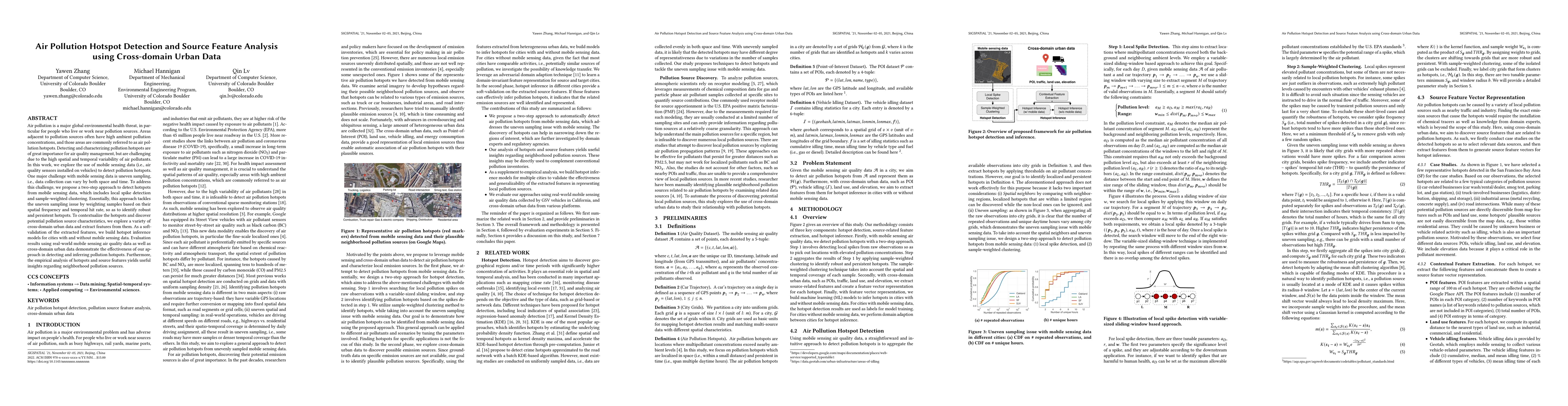 Thumbnail for Air Pollution Hotspot Detection and Source Feature Analysis using
  Cross-domain Urban Data