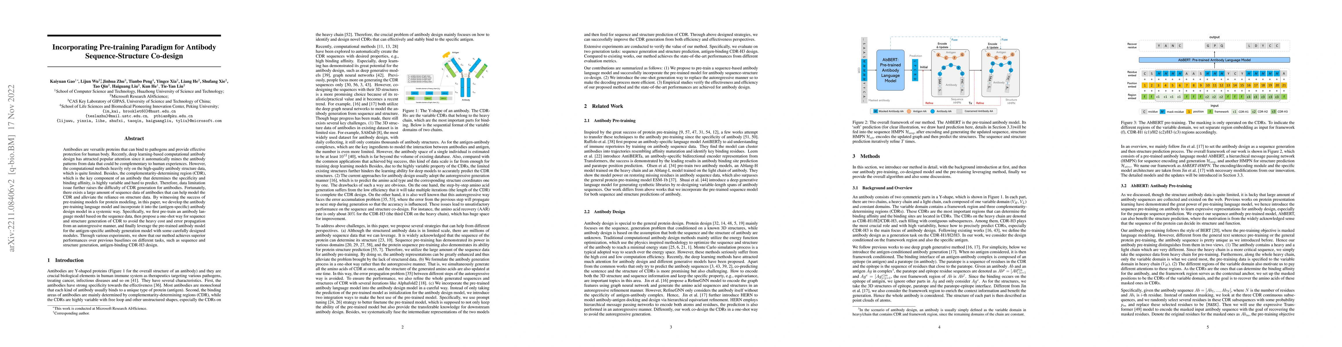 Thumbnail for Incorporating Pre-training Paradigm for Antibody Sequence-Structure
  Co-design