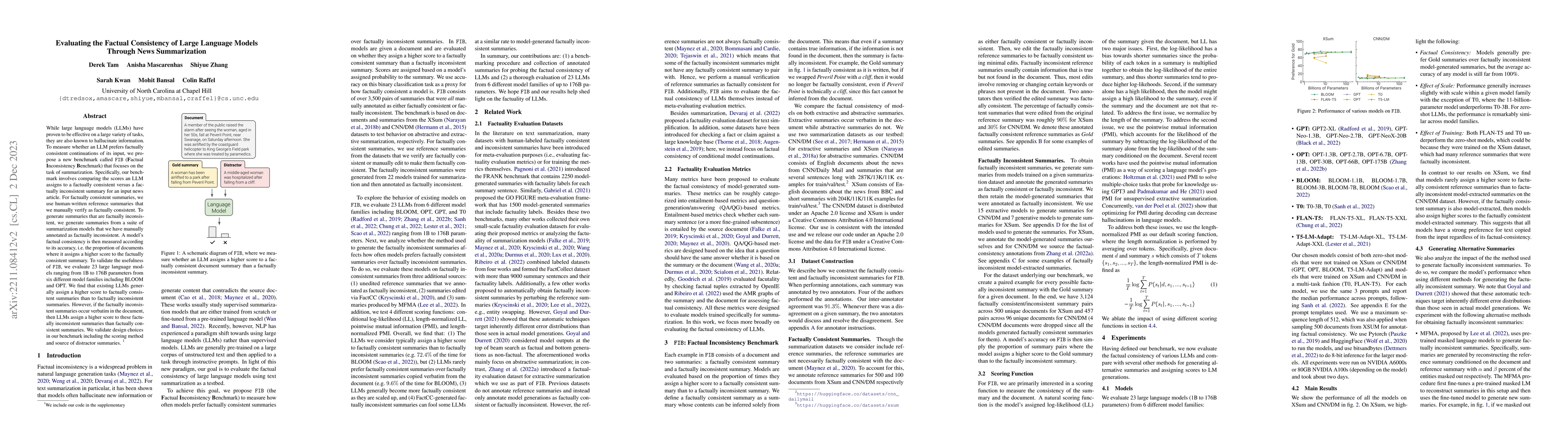 Thumbnail for Evaluating the Factual Consistency of Large Language Models Through News
  Summarization