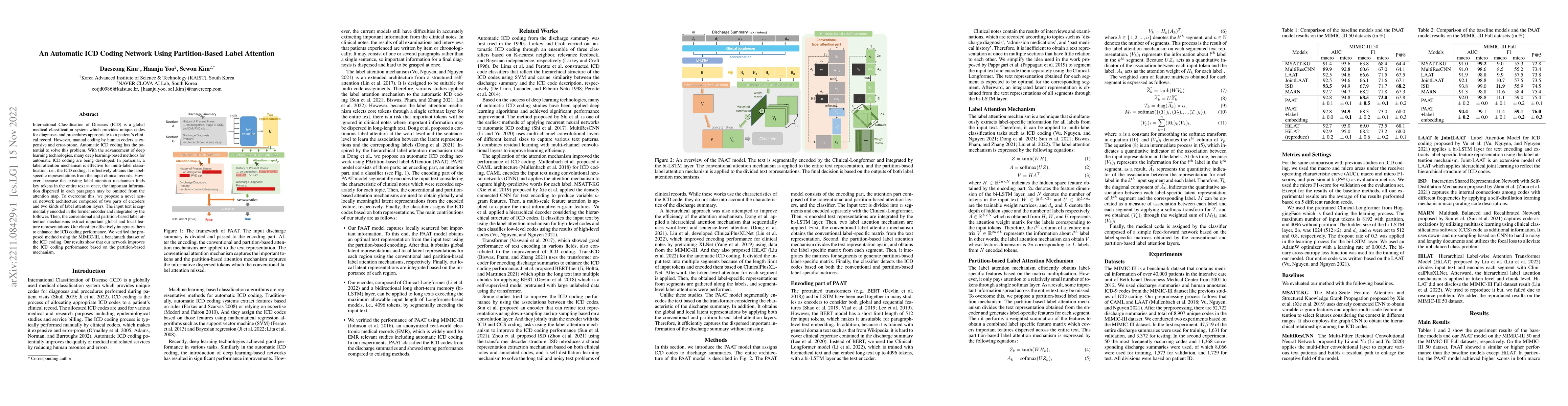 Thumbnail for An Automatic ICD Coding Network Using Partition-Based Label Attention