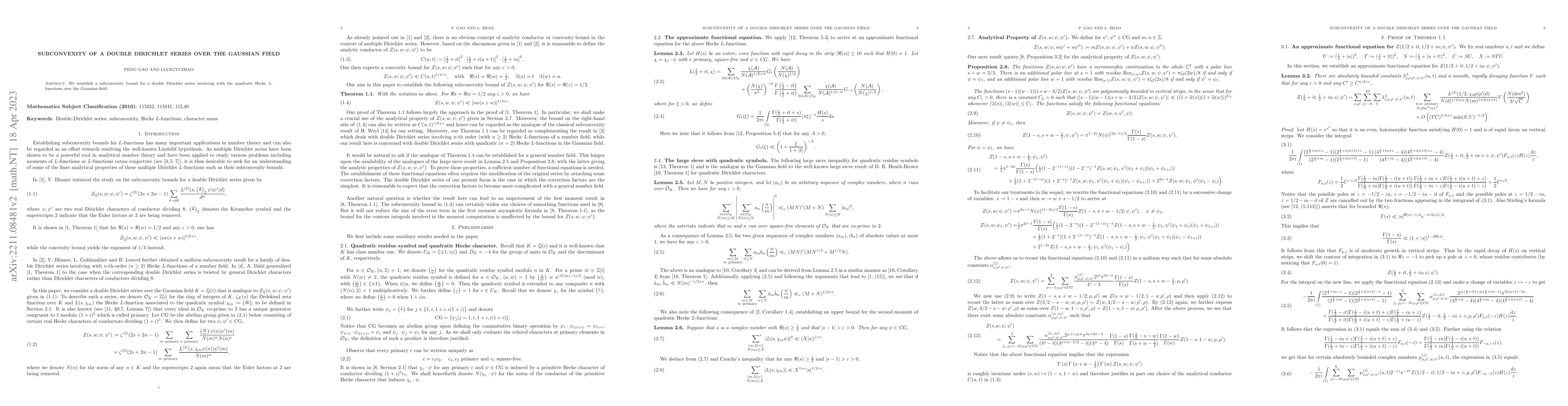 Thumbnail for Subconvexity of a double Dirichlet series over the Gaussian field