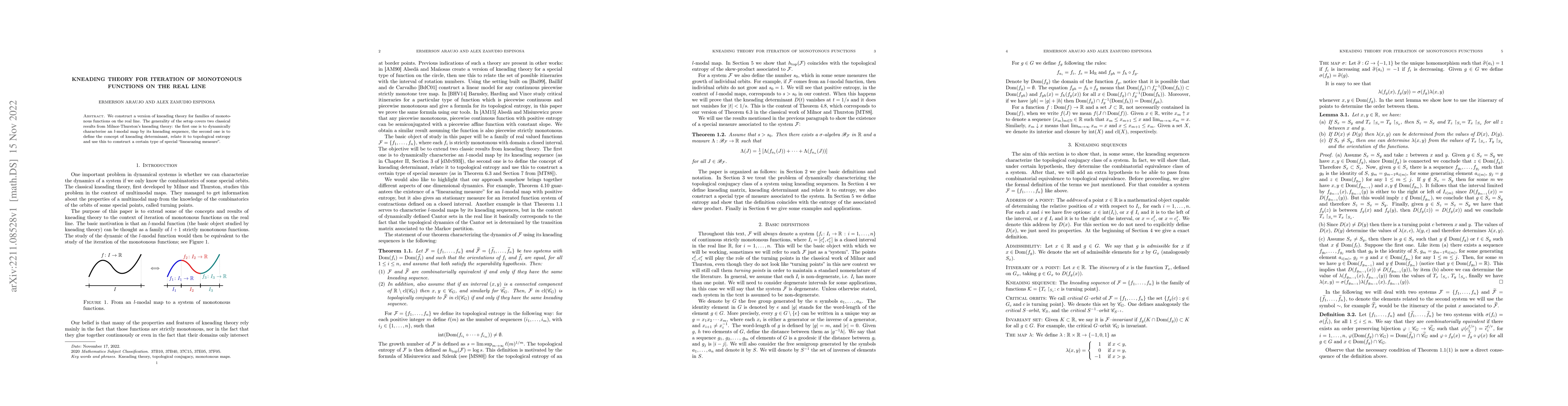 Thumbnail for Kneading Theory for Iteration of Monotonous Functions on the Real Line