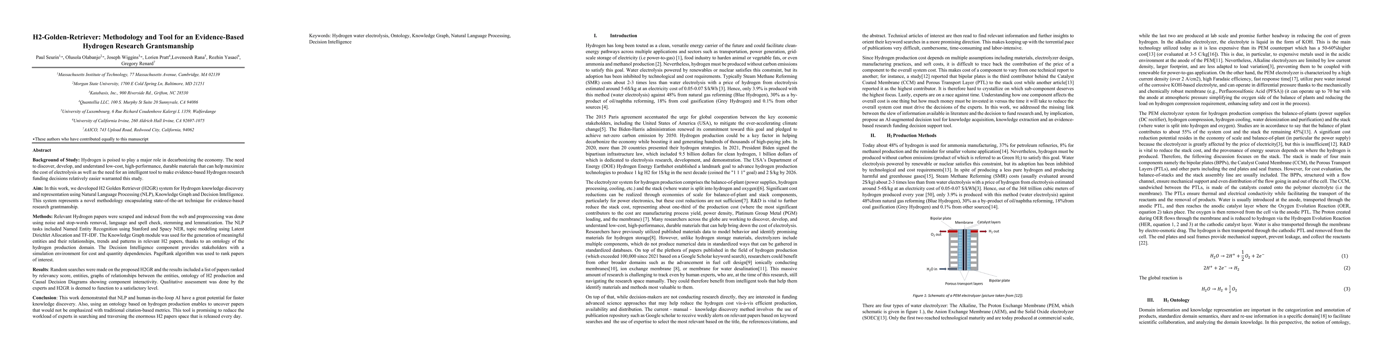 Thumbnail for H2-Golden-Retriever: Methodology and Tool for an Evidence-Based Hydrogen
  Research Grantsmanship