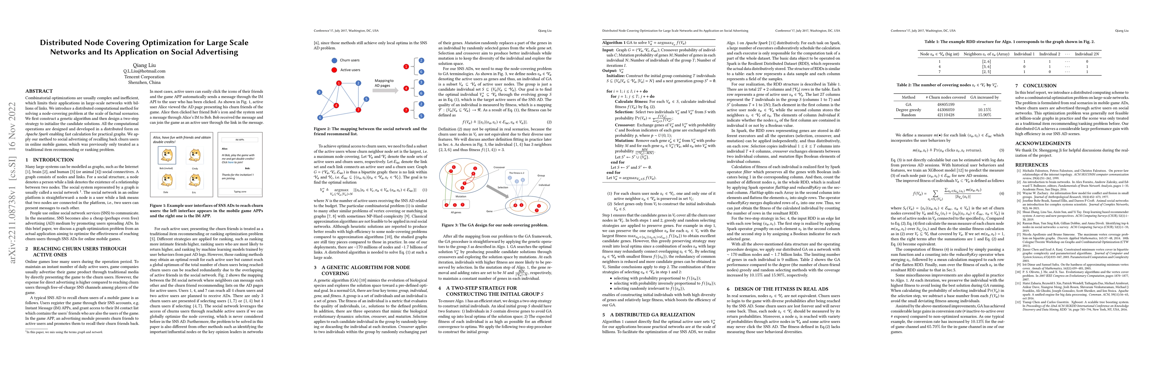 Thumbnail for Distributed Node Covering Optimization for Large Scale Networks and Its
  Application on Social Advertising