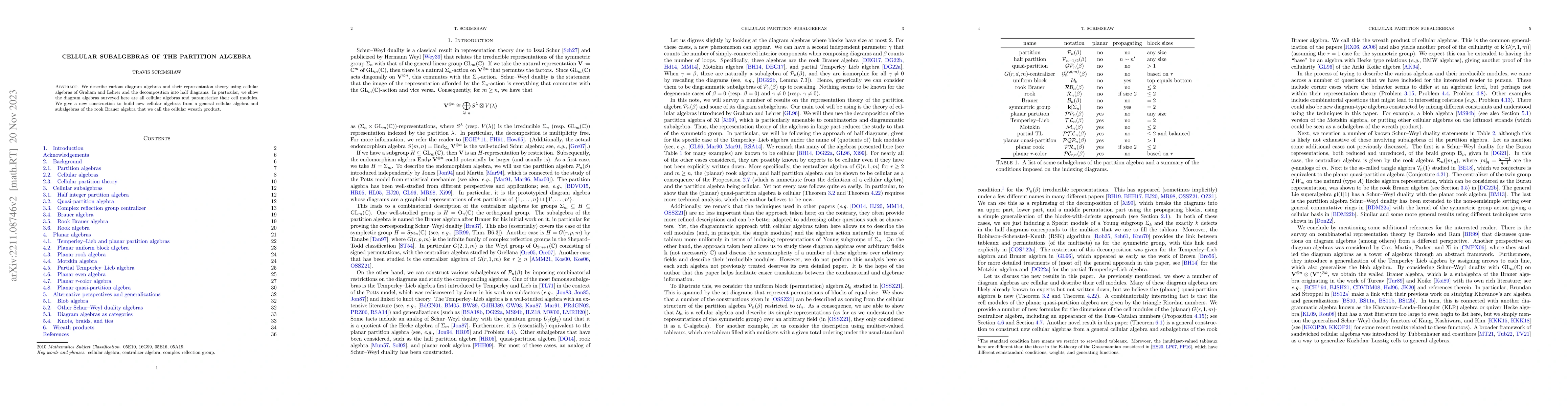 Thumbnail for Cellular subalgebras of the partition algebra