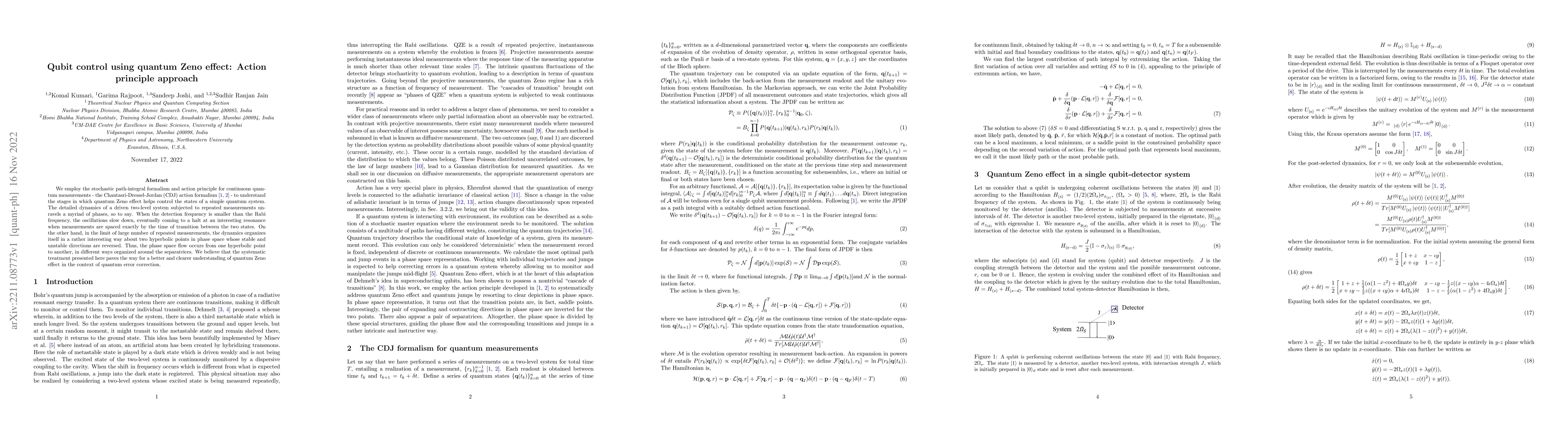 Thumbnail for Qubit control using quantum Zeno effect: Action principle approach