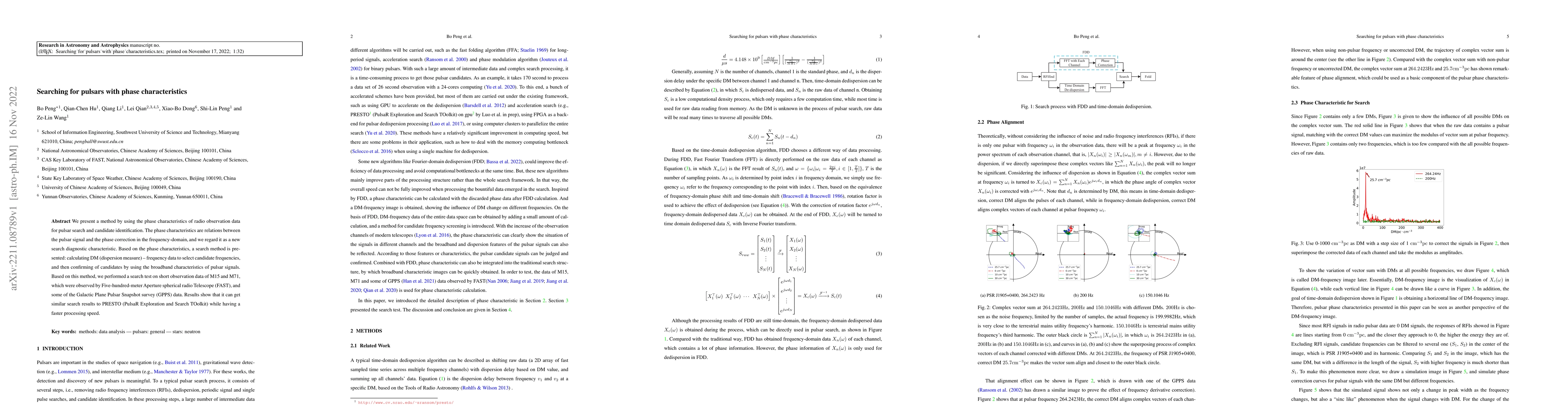 Thumbnail for Searching for pulsars with phase characteristics