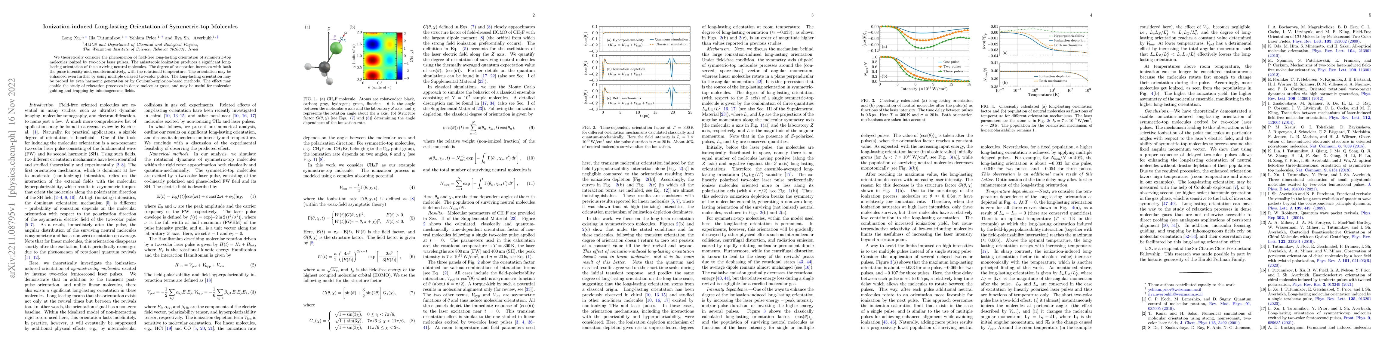 Thumbnail for Ionization-induced Long-lasting Orientation of Symmetric-top Molecules