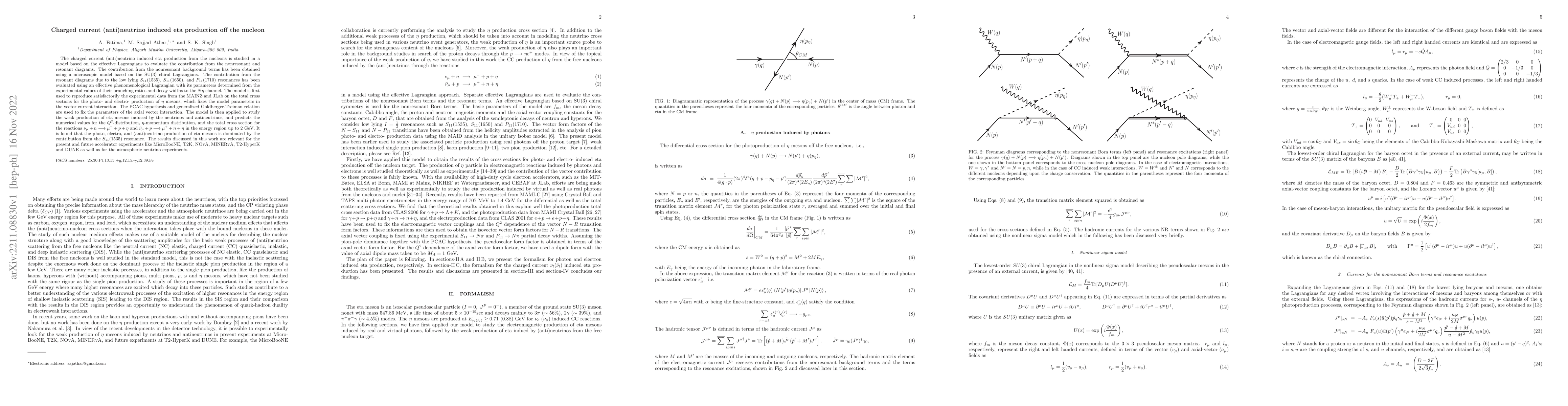 Thumbnail for Charged current (anti)neutrino induced eta production off the nucleon