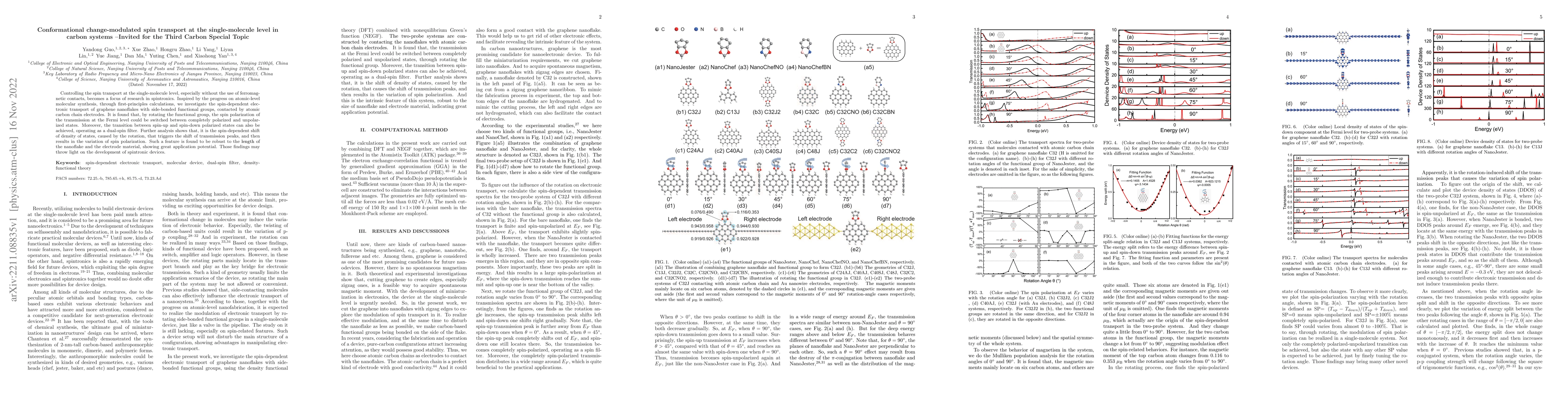 Thumbnail for Conformational change-modulated spin transport at the single-molecule
  level in carbon systems --Invited for the Third Carbon Special Topic