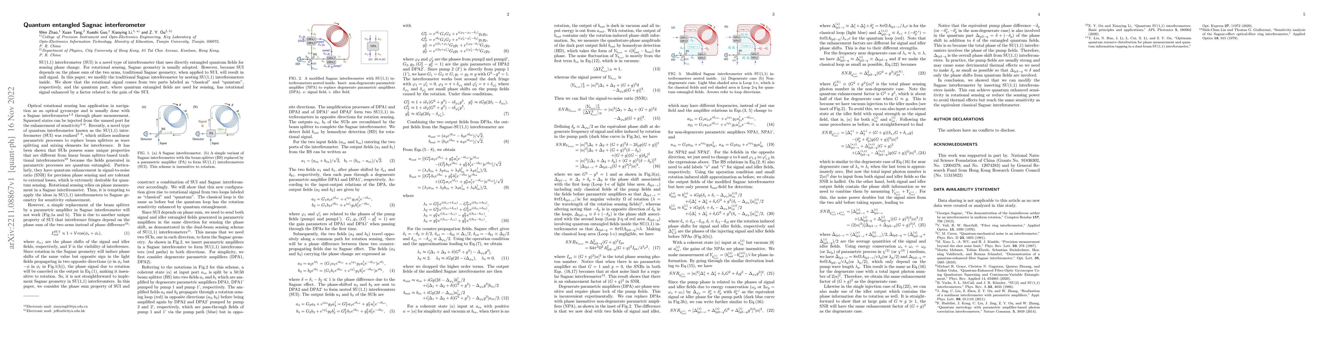 Thumbnail for Quantum entangled Sagnac interferometer