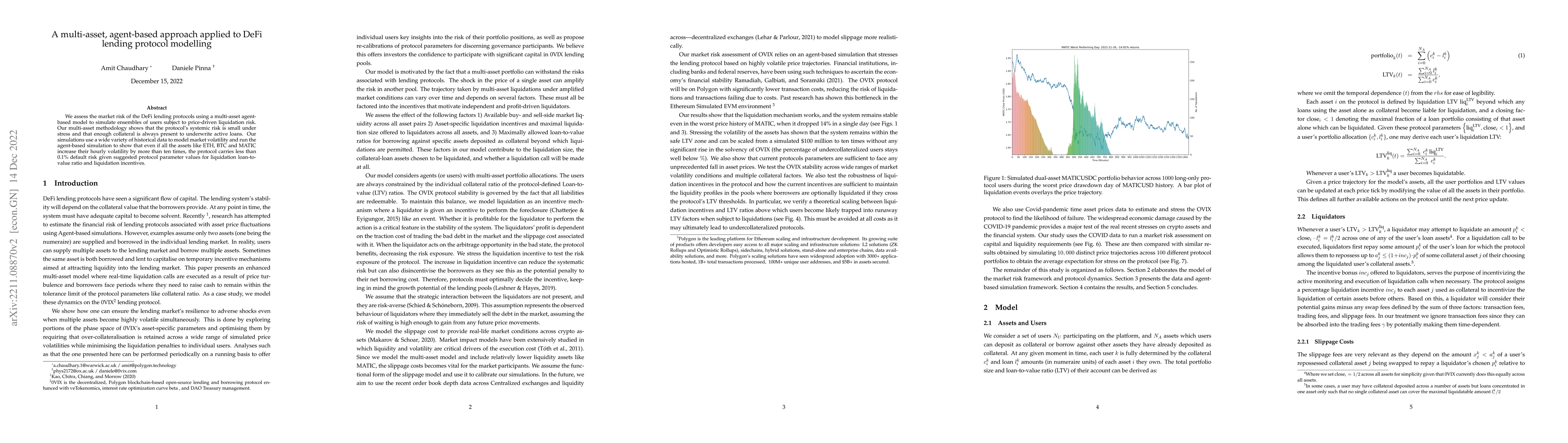 Thumbnail for A multi-asset, agent-based approach applied to DeFi lending protocol
  modelling