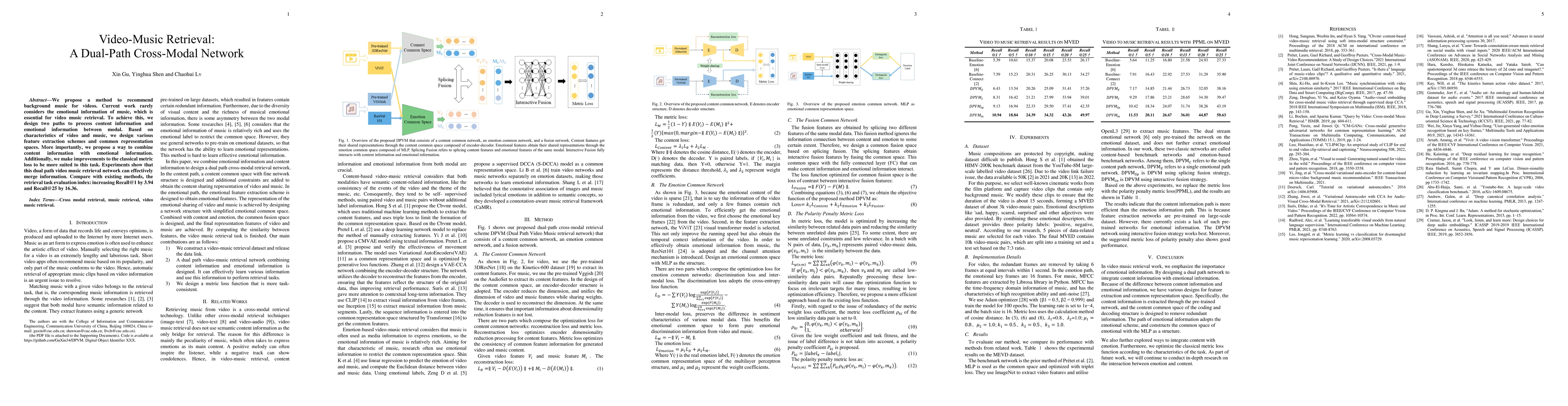 Thumbnail for Video-Music Retrieval:A Dual-Path Cross-Modal Network