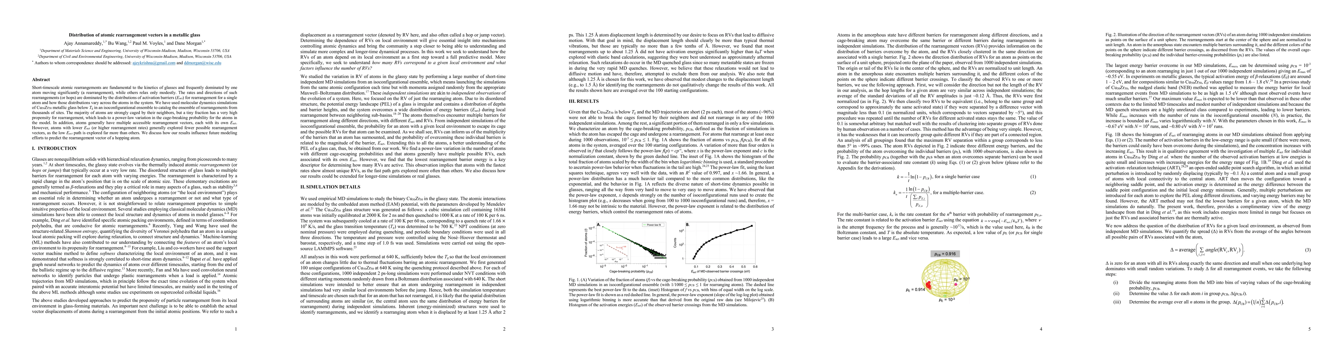 Thumbnail for Distribution of atomic rearrangement vectors in a metallic glass
