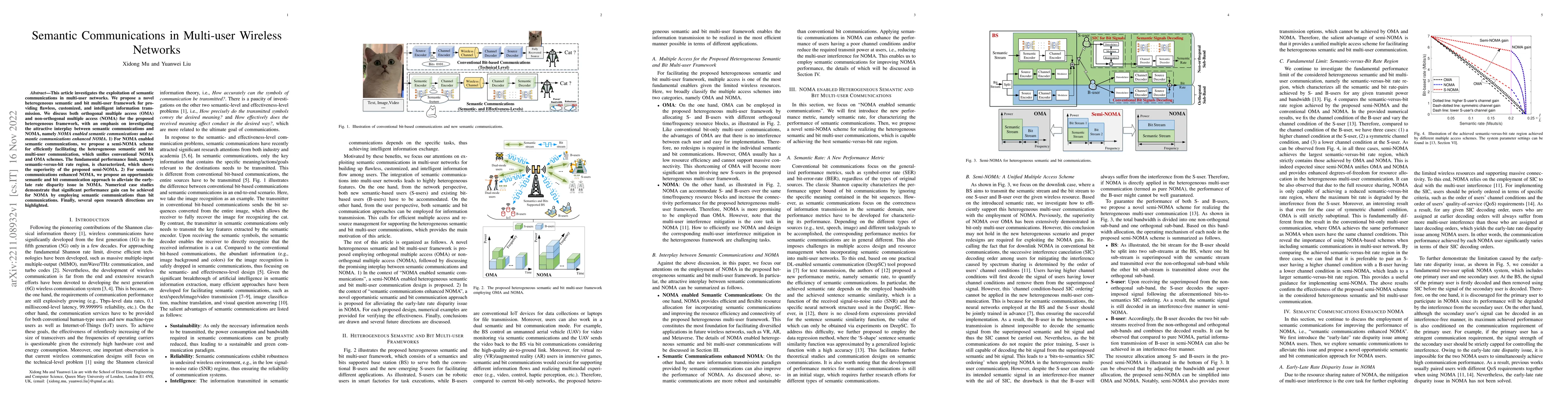 Thumbnail for Semantic Communications in Multi-user Wireless Networks
