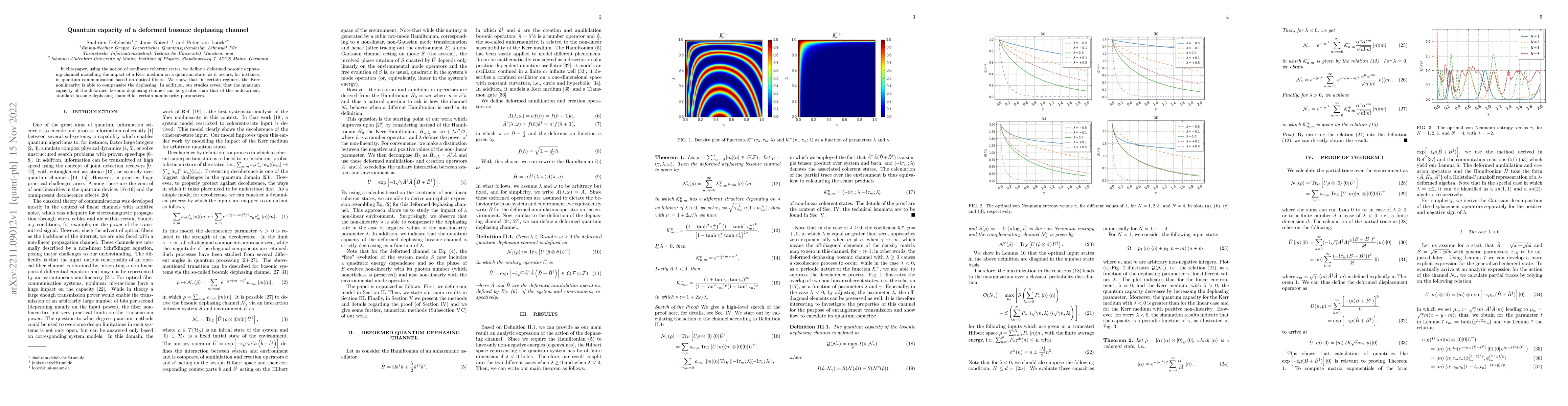 Thumbnail for Quantum capacity of a deformed bosonic dephasing channel