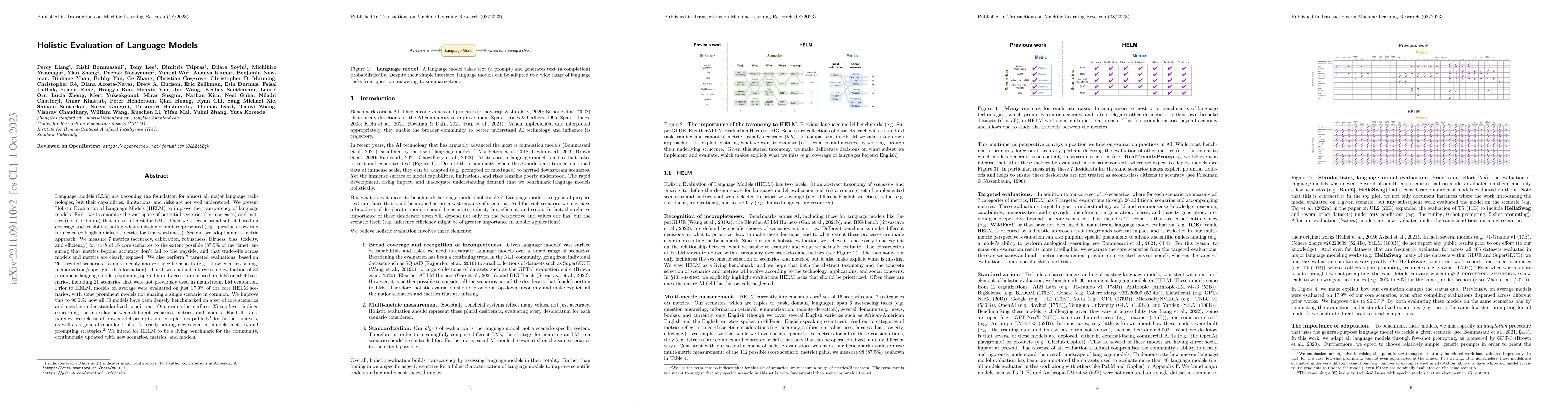 Thumbnail for Holistic Evaluation of Language Models