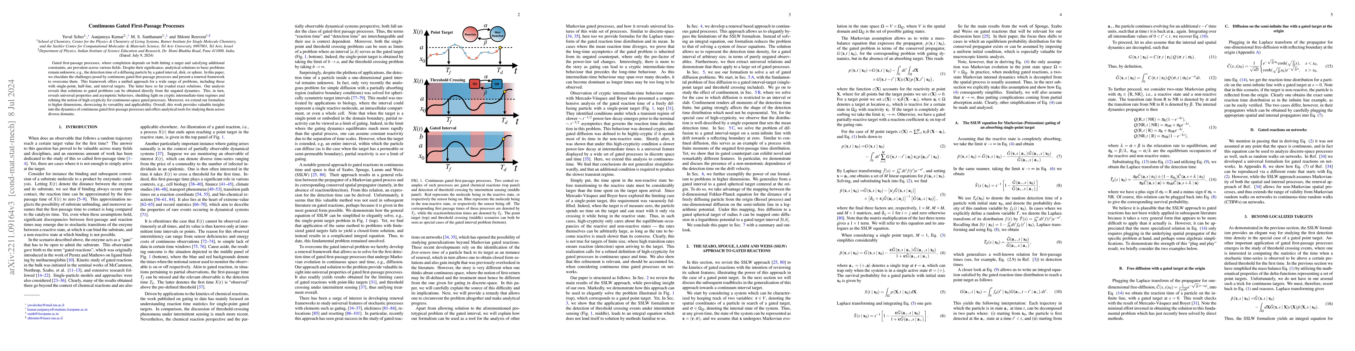 Thumbnail for Continuous Gated First-Passage Processes