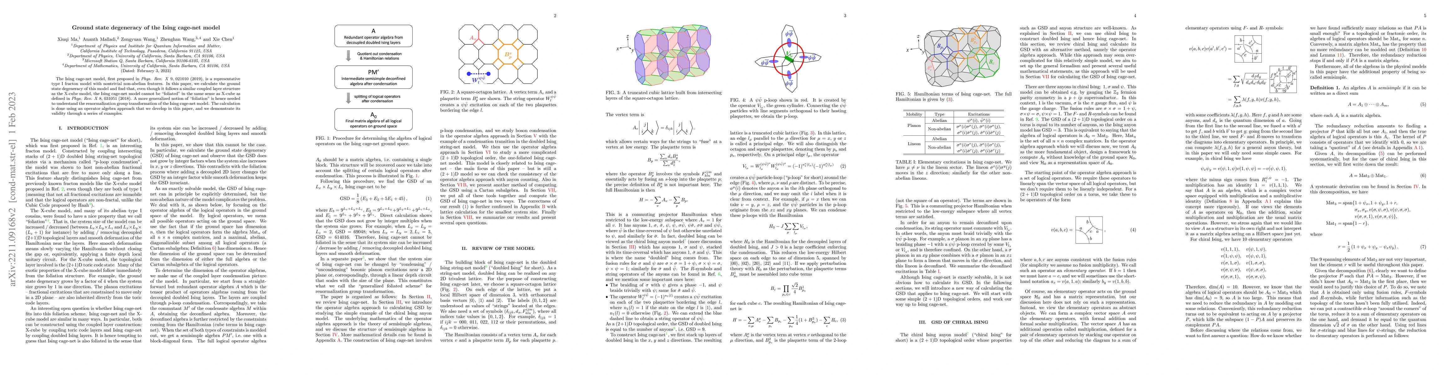 Thumbnail for Ground state degeneracy of the Ising cage-net model