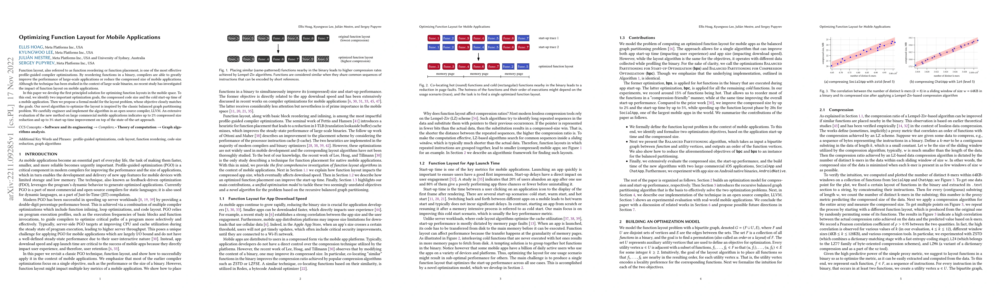 Thumbnail for Optimizing Function Layout for Mobile Applications