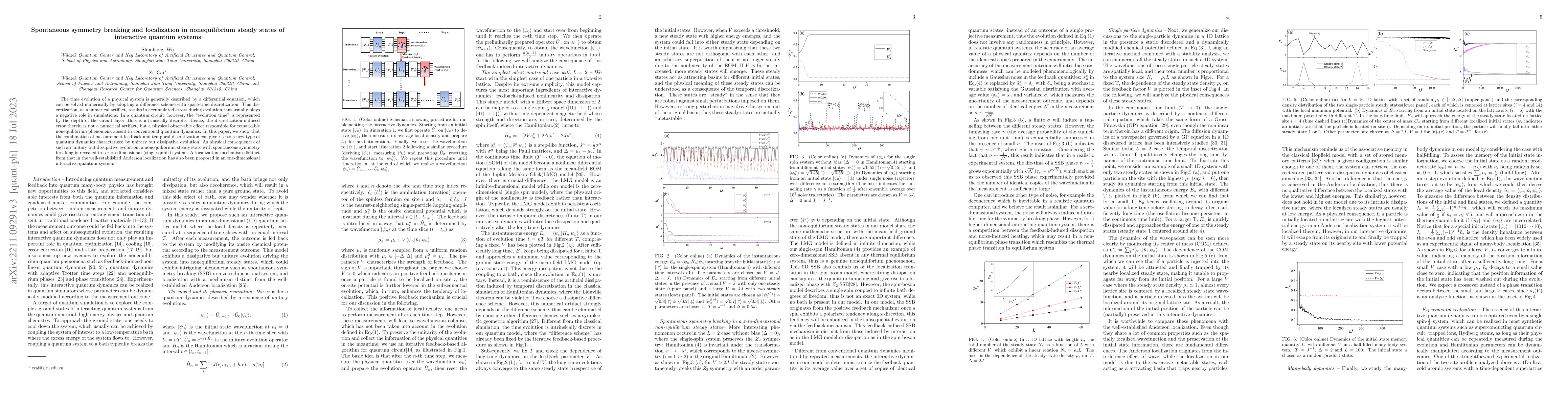 Thumbnail for Feedback-induced interactive dynamics: unitary but dissipative evolution