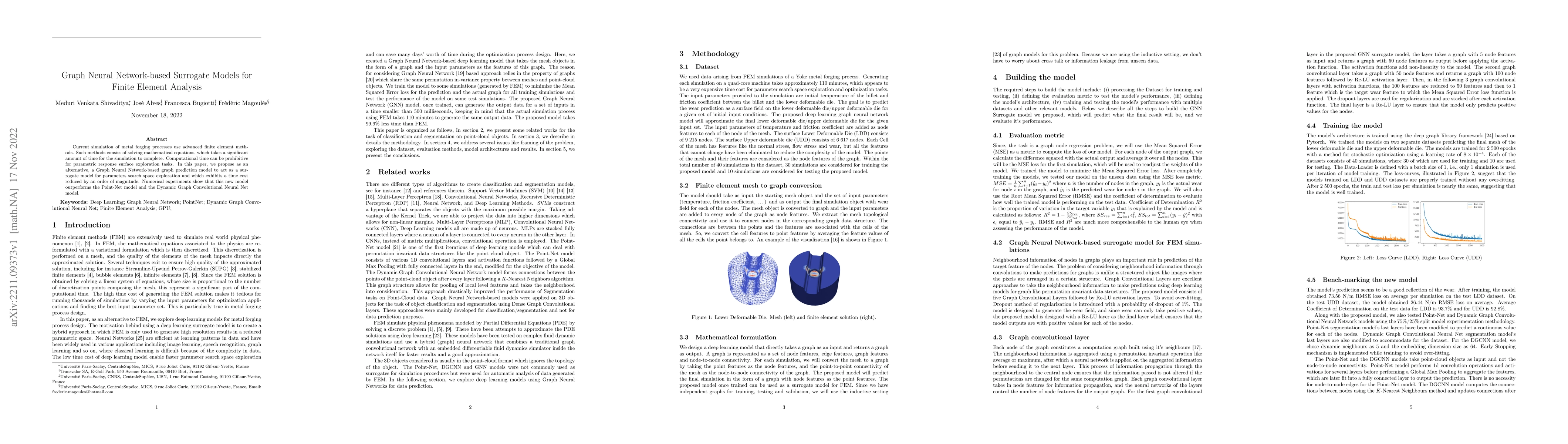 Thumbnail for Graph Neural Network-based Surrogate Models for Finite Element Analysis
