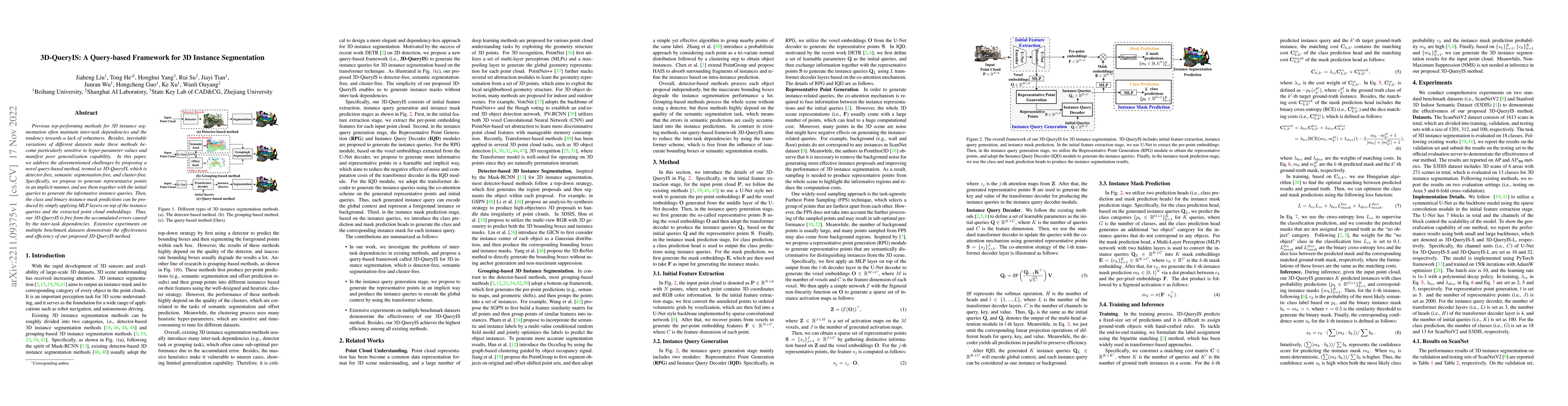 Thumbnail for 3D-QueryIS: A Query-based Framework for 3D Instance Segmentation