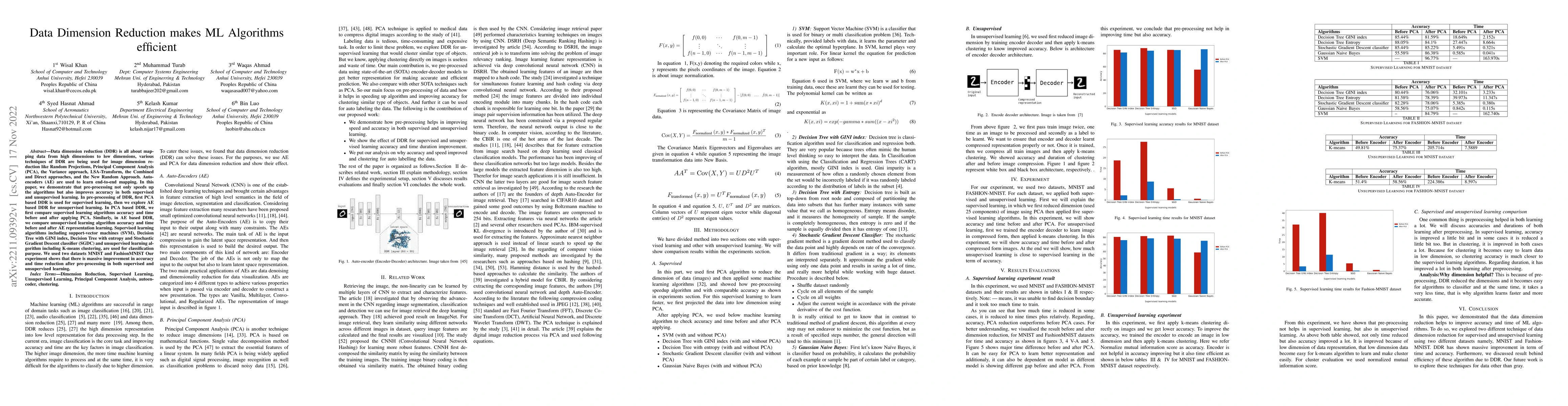 Thumbnail for Data Dimension Reduction makes ML Algorithms efficient