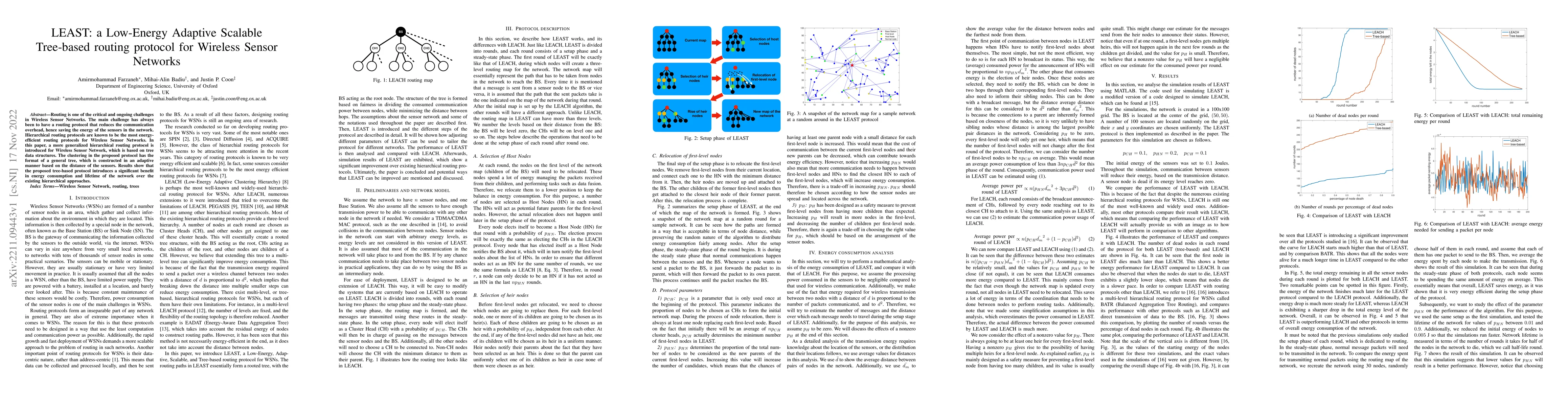 Thumbnail for LEAST: a Low-Energy Adaptive Scalable Tree-based routing protocol for
  Wireless Sensor Networks