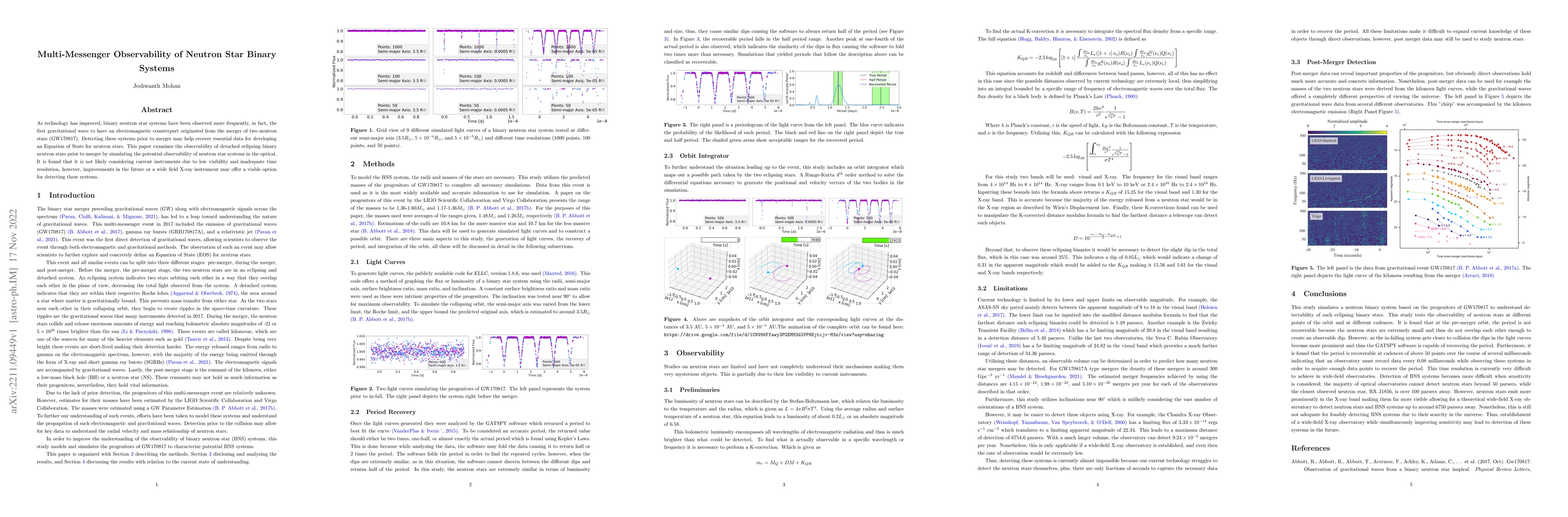 Thumbnail for Multi-Messenger Observability of Neutron Star Binary System